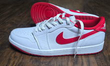 Load image into Gallery viewer, Nike Air Jordan 1 Low OG White University Red Shoes(Mens13)
