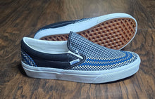 Load image into Gallery viewer, Vans Classic Slip-on TileBoard Black &amp; Blue Shoes(Mens7(W8.5)

