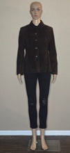 Load image into Gallery viewer, Valarie Stevens Suede Long-Sleeve Button-Down Jacket Top(SizePM)
