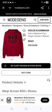Load image into Gallery viewer, Dolce &amp; Gabbana King Angels Hoodie(Mens48)2XL)
